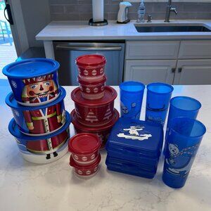 Never Used Tupperware Holiday/Christmas Bundle Set